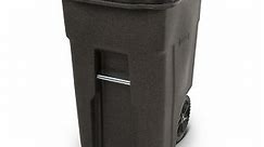 Toter Trash Can Brownstone with Wheels and Lid, 48 Gallon