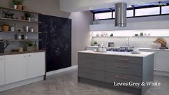 Promotional video of Howdens' Lewes Grey and White Shaker Kitchen