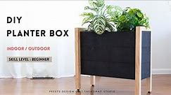 Modern DIY Planter box for Outdoor Porch | Indoor Herb Garden | Balcony