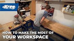 Workspace Setup Tips With Kreg Universal Benches