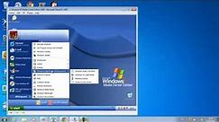 Windows XP Media Center Edition 2005 IN Microsoft Virtual PC 2007
