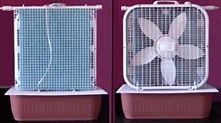 DIY Evap Air Cooler! (Simple "Box Fan" Conversion) - Homemade Evap Air Cooler! New Design! Easy DIY
