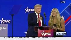 Trump's Kiss Attempt On Swimmer Riley Gaines Creates Awkward CPAC Moment