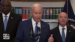 WATCH: Biden delivers remarks on federal response to Maui wildfires, Hurricane Idalia