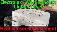Electrolux / Westinghouse Dryer not drying normally. Heat Sensor? Troubleshooting / Repair / DIY
