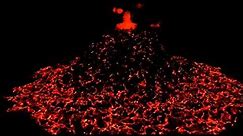 Volcano Eruption short 3D animation