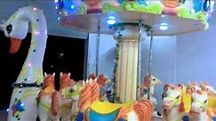 GMKP-98 12 seats swan carousel amusement rides for game center/amusement park
