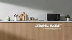 Microwave Oven: Ceramic Enamel Interior