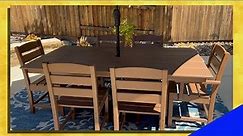 Polywood Lakeside Dining Table and Chairs - Patio Furniture Review