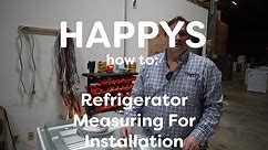 How To Measure For A Fridge Installation In :60. www.happysappliances.com #HowTo #howtotiktok #installation #install #refrigerator #waterline