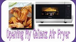 Opening Galanz Microwave & Air Fryer combo | Air Fried Lemon Pepper Wings