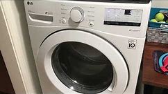 LG Washing Machine - problems