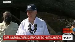 President Biden discusses response to Hurricane Ida