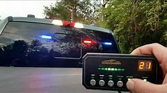 XRIDONSEN 2x 18.5 inch Traffic Advisor Red Blue Police Light Bar for Law Enforcement Vehicles Trucks