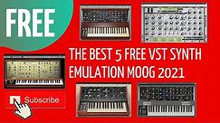 The Best 5 Free VST Synth Plugins for Sound Design 🎹 Emulation Moog 2021 💥