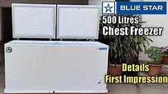 Commercial Chest Freezer BlueStar 500 litres Unboxing & Details @Mehrotra Electronics