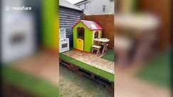 Irish mum builds decking play area for kids during COVID-19 lockdown