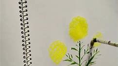 Flower painting||Acrylic painting #creative #satisfying #acrylicpaintng #shorts