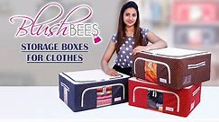 BlushBees Storage Boxes for Clothes | Foldable Living Boxes