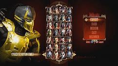 Mortal Kombat 9 Cyber Scorpion Expert Arcade Ladder