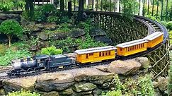 HUGE G-Scale Garden Railroad, Outdoor Toy Trains!