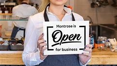 Shop local! 🛍️ Businesses remain open during works in Montrose