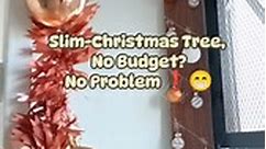 Slim Christmas Tree pero walang Budget? , No Problem!