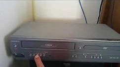 Magnavox MWD 2206 DVD/VCR Test Demo