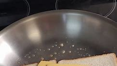 double sided grilled cheese on a stainless steel pan | Grilled Cheese