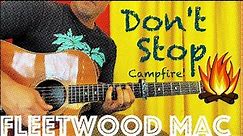 Guitar Lesson: How To Play Fleetwood Mac's Don't Stop - Campfire Edition!