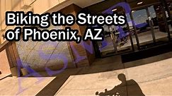 Biking the Streets of Phoenix, Arizona - ASMR (kinda). One of the remaining JCPenney stores.