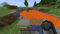 Minecraft | How to make a nether portal using a lava pool!
