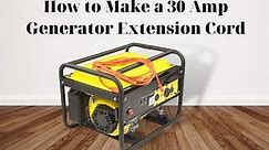 How to Make a 30 Amp Generator Extension Cord in 4 Steps
