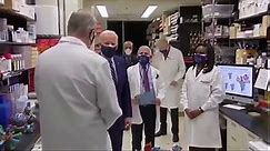 President Joe Biden tours the Viral Pathogenesis Laboratory at the National Institutes of Health