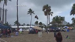 Water Spout Hurls Bounce House and Injures Three Children