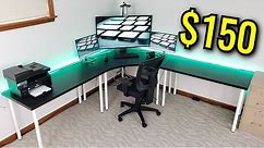 LARGE Corner Desk on a BUDGET ($150!)