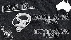Making a Extension Lead/Cord Or Repair