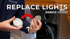 How To Replace The Lights On Your Range Hood (Light Bulb Removal)