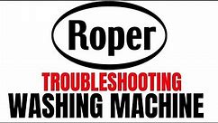 Roper Clothes Washer Troubleshooting DIY Repair Guide for Common Issues