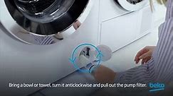 How to clean the pump filter on your Beko washing machine