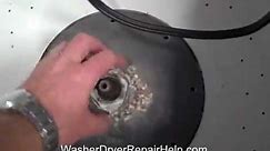 How to remove the agitator and basket on a GE washing machine