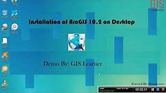 how to fully install ArcGIS 10.2 on desktop tutorial