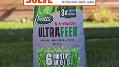 The Home Depot - New Scotts Turf Builder Ultrafeed enables...