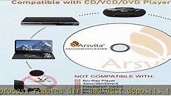 Arsvita CD Laser Lens Cleaner Disc Cleaning Set for CD/VCD/DVD Player, Not Compatible for Bose Play