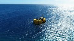 Yellow Mooring Buoy Deep Blue Caribbean Stock Footage Video (100% Royalty-free) 1107386989 | Shutterstock