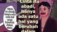 #GodofClownQuotes 004: CINTA ITU ABADI... #GodofClownID #sigma #quotes #inspiration #cartoon #lover | God of Clown Indonesia