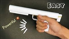 Making A Powerful PAPER GUN Pistol that shoots paper bullets |Paper Craft |How to make a Paper Gun