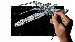 How to Draw an X-wing Fighter