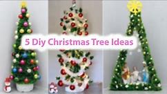 5 Diy Christmas Tree Ideas 🎄 Christmas Tree Decoration 2023🎄2024