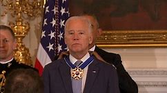 Biden receives Presidential Medal of Freedom